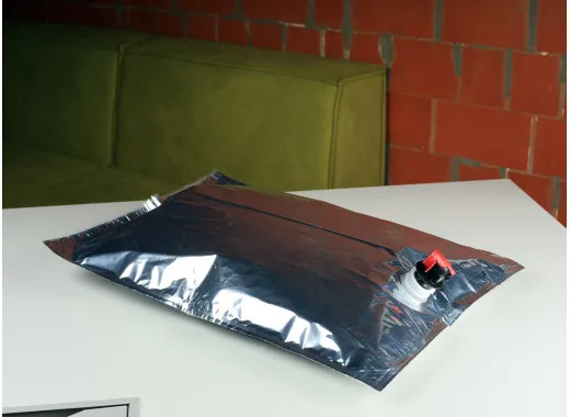 Пакет Bag-in-Box 10л з "T-Tap" краником, металізований, гарячий розлив, AZ-Pack 