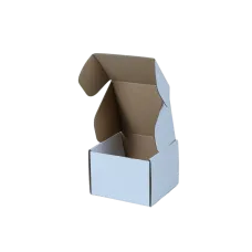 Самосборная картонная коробка 120x120x90 мм, белая Т23 Е