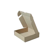 Самосборная картонная коробка 205x205x60 мм, бурая Т23 Е 
