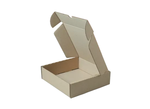 Самосборная картонная коробка 205x205x60 мм, бурая Т23 Е  