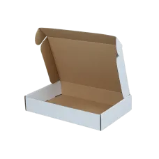 Самосборная картонная коробка 280x180x50 мм, белая Т23 Е