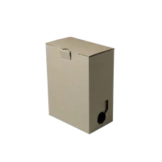 Картонная коробка 170х100х220 мм, для пакета Bag In Box 3 л, бурая Т24 Е под краник Картонная коробка 170х100х220 мм, для пакета Bag In Box 3 л, бурая Т24 Е под краник